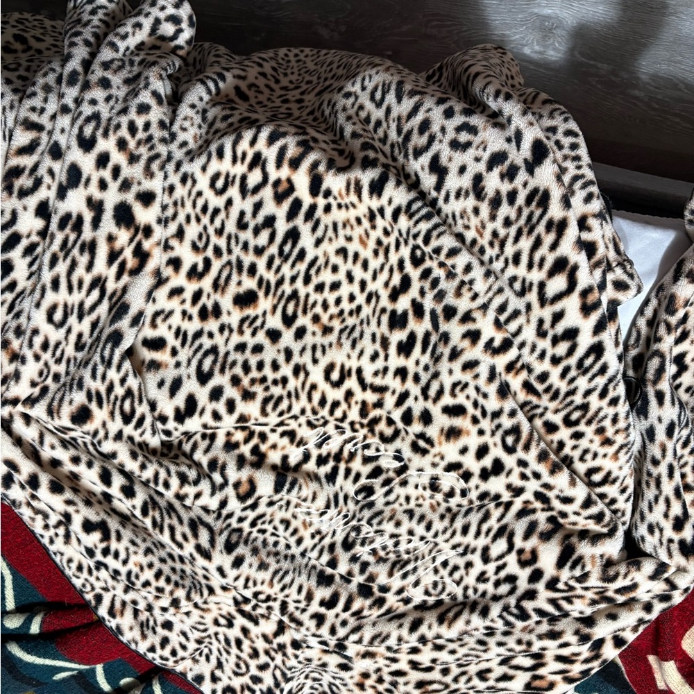 Victoria's Secret Leopard Print Bathrobe